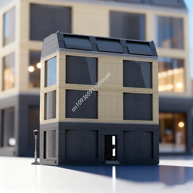 

1230pcs MOC Wallstreet Embassy Facade Only Modulared Model Building Blocks Toy Assemble DIY Creative Christmas Gift Idea Brick