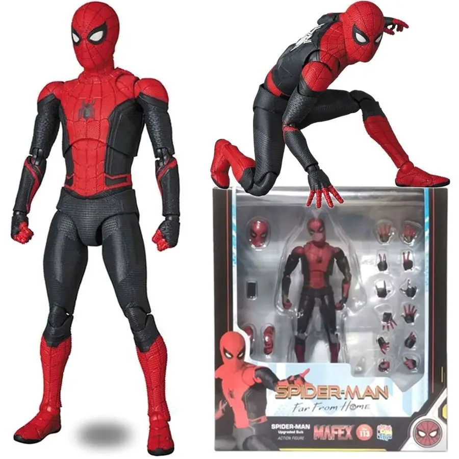 

Expedition Spider Man Hero No Return Full Joint Mobile Handpiece Marvel Replaceable Head Hand Model Collection Toy Boy Gift