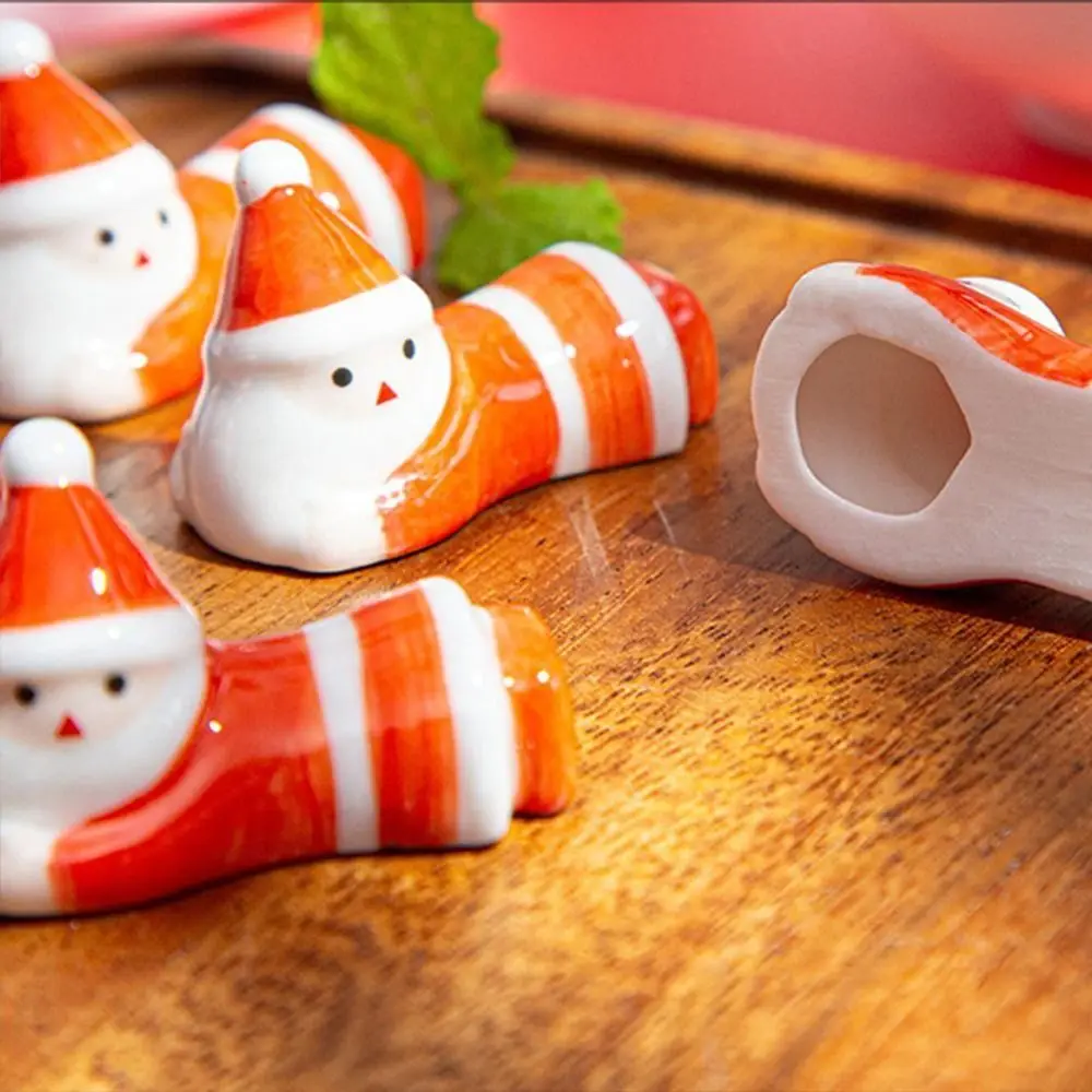 

Chopstick Holder Ceramic Pen Rest Spoon Fork Rest Stand Desktop Ornaments Writing Painting Brush Holder Penmanship