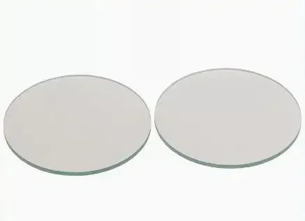 Circle shape 50pcs ITO coated glass less than 6 ohm/sq Diameter 42mm thickness 1.1mm conductive Glass Top Quality