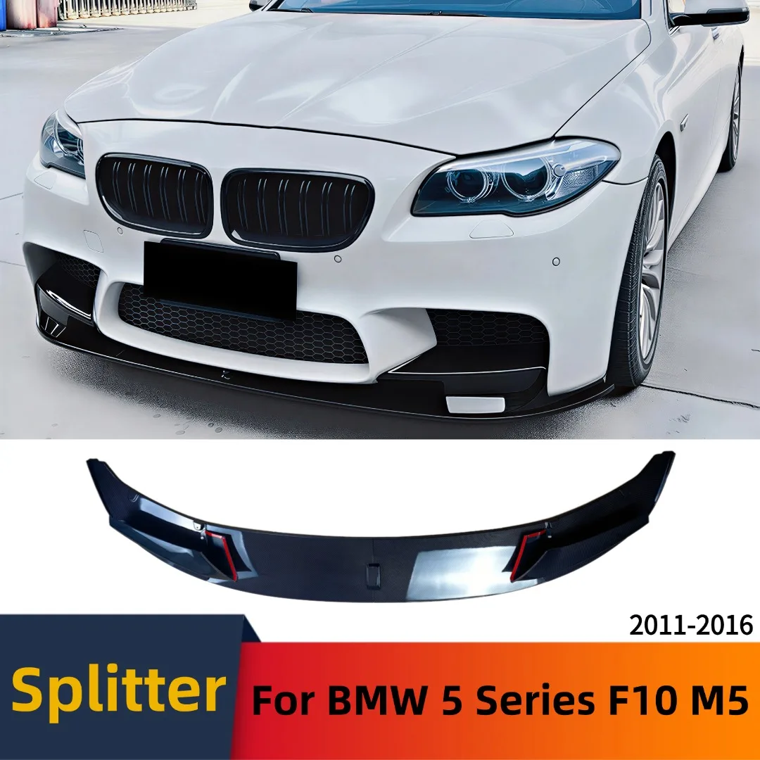 

Для BMW 5 серии F10 M5 2011-2016 передний сплиттер, бампер, спойлер, MP-стиль, комплект кузова, аксессуары для тюнинга, глянцевый черный автозапчасти