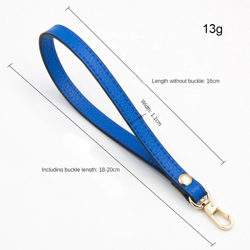 Lychee Pattern Bag Wrist Strap 19cm Long PU Leather Shoulder Bag Strap Handles Purse Handle For Handbag Belts Bag Accessories