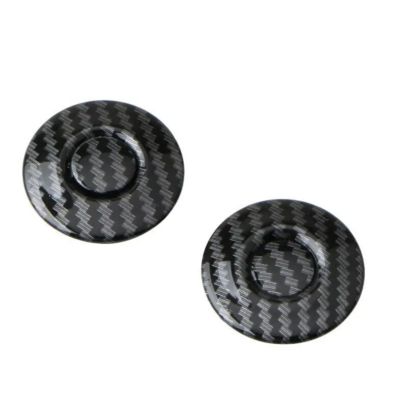 1 Set 30mm Metal Racing Carbon Fiber Lock Push Button Front Hood Surround Buckle