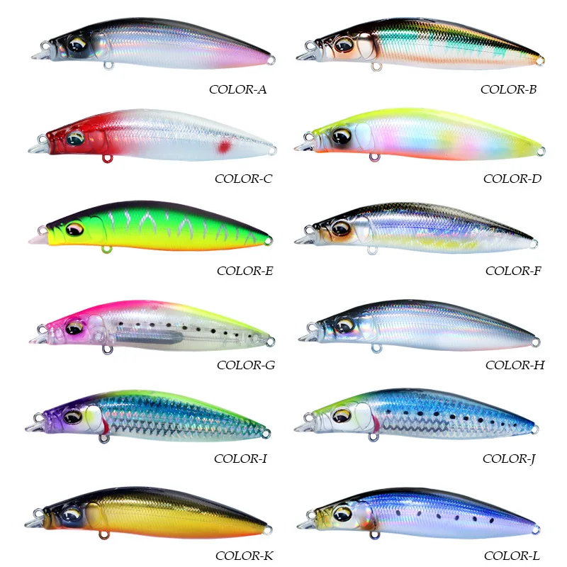 Mukun 1PCS 8g/14g Sinking Gravity Pencil Heavy Stick Fishing Lure น้ําเค็ม Minnow Wobbler Hard เหยื่อพลาสติก