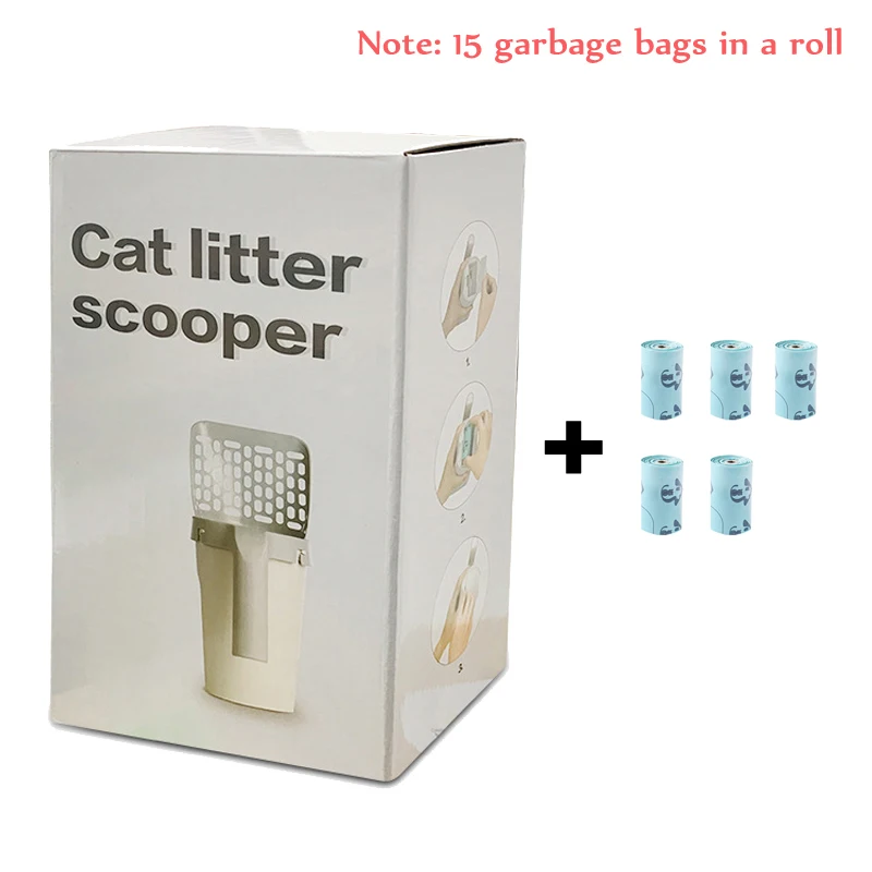 

Cat Litter Box Scoop Cat Litter Shovel Self-cleaning Kitty Litter Scoop for Sandbox Kitty Litter Tray Shovel Poop Cats Supplies