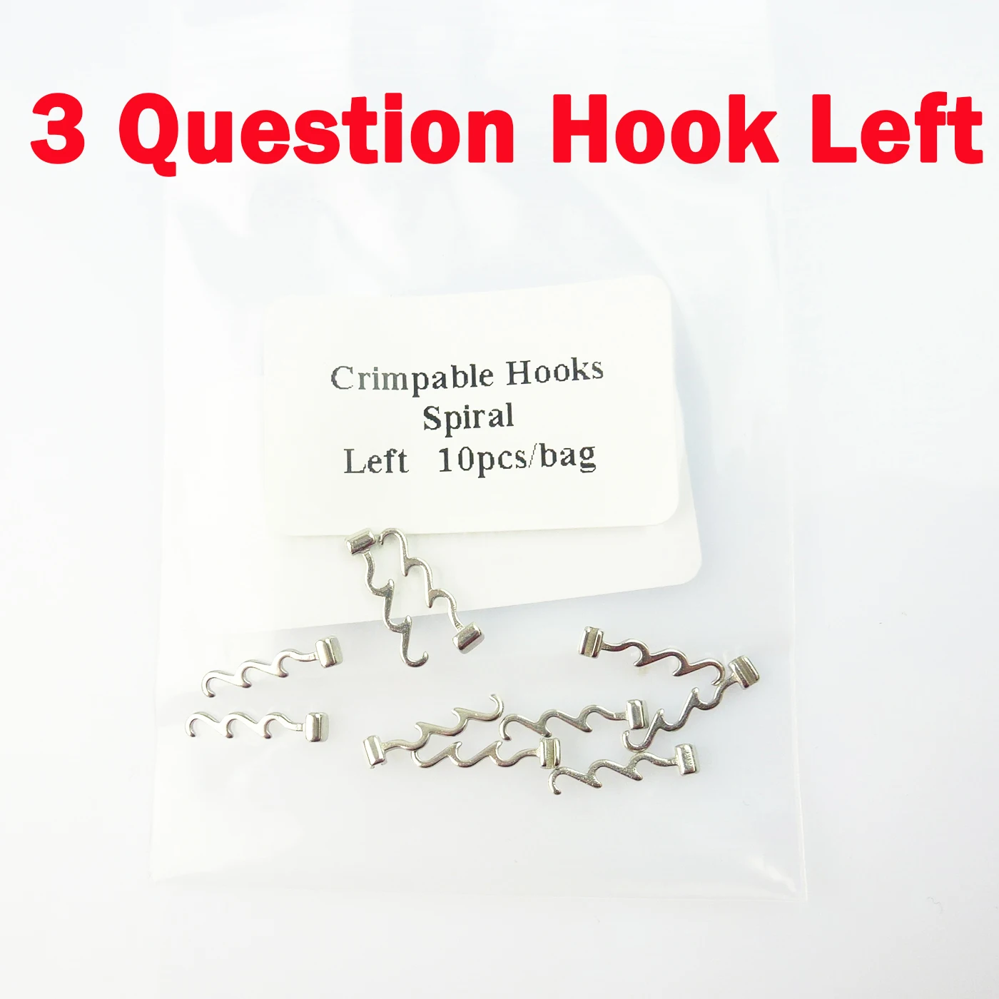 10Pcs Orthodontic Crimpable Hook Sliding Ball Hooks Dental Crimpable Hook Stop Locks Removable/Activity Fixed on ArchWires Brace