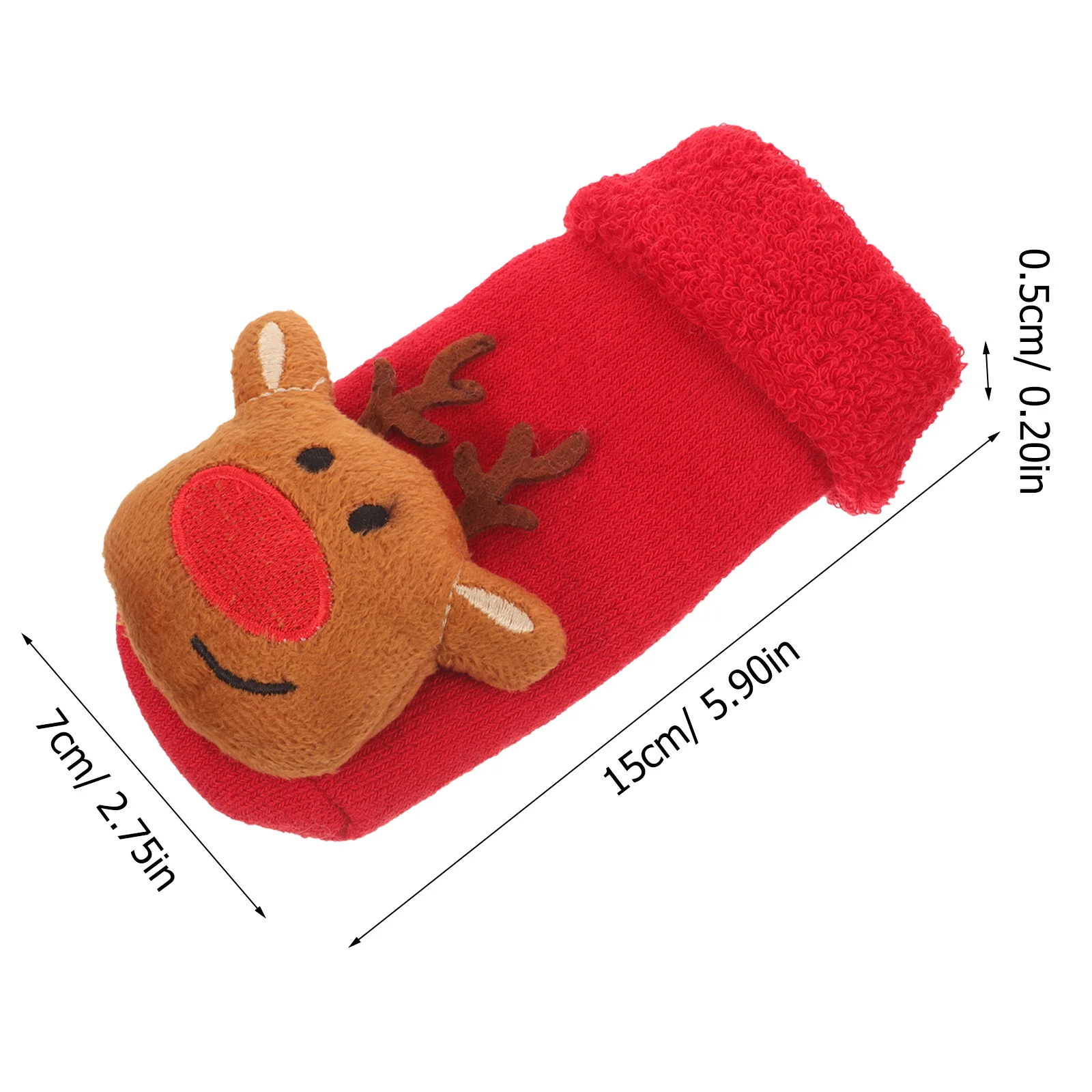1 زوج عيد الميلاد الطابق الجوارب الطفل عدم الانزلاق القطن الكرتون عيد الميلاد عناصر طفل الجوارب شتاء دافئ