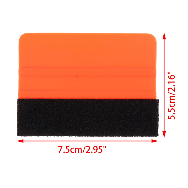 1Pcs Squeegee Felt Edge Scraper Car Decals Vinyl Wrapping & Tint Tools Pro Plastic Soft Wrapping Spatula Tool