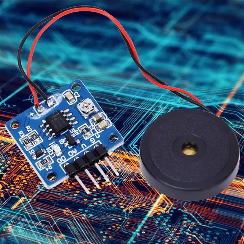 A96T 6PCS Piezoelectric Vibration Tapping Sensor Module Vibration Switch Module Mini Vibration Motors Mini Vibrating Motor