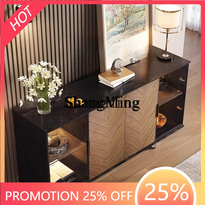 

FG luxury solid wood dining side cabinet, living room, high-end storage, opposite door entrance, small apartment cabinet