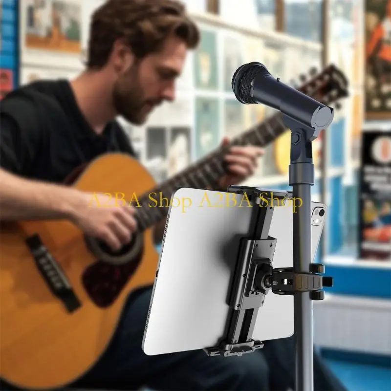 

A2BA Plastic Bicycles Tablets Mount Supports 360 Degree Rotation for Tablets 4.7 to 9.6inch Adjustable Design