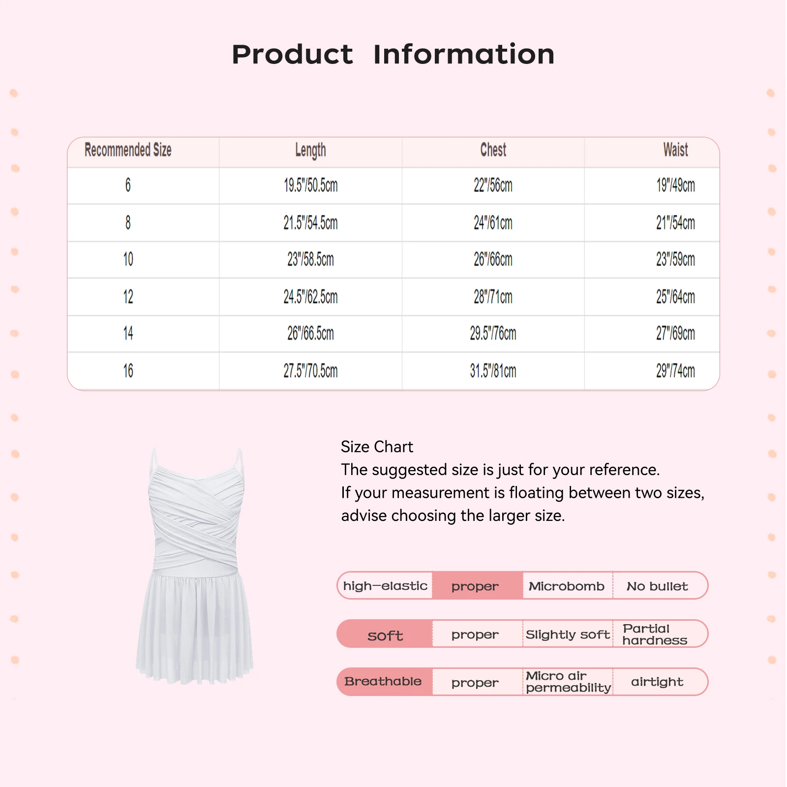 Kids Rhythmic Gymnastics Jersey Artistic Figure Skating Ballet Lyrical Dance Leotards Dress Sleeveless Ruched Rhinestone Dress view 6