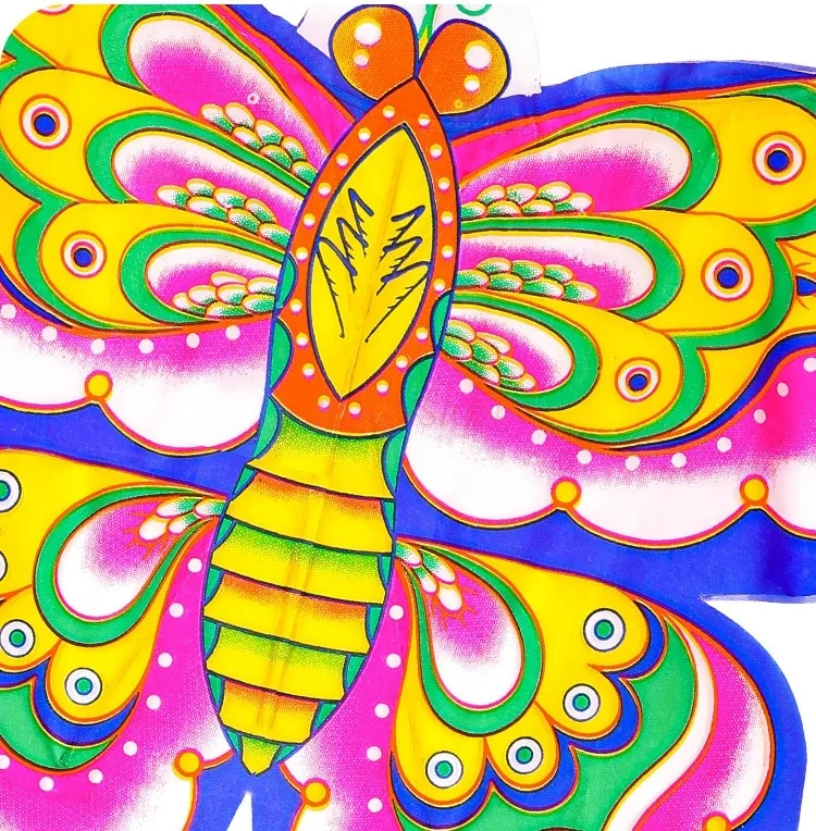 Butterfly kite dance props fly higher, double sided butterfly thickened for children's dance