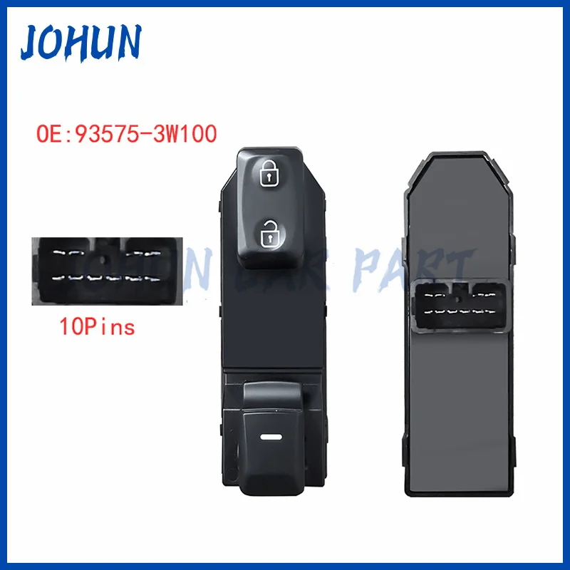 

93575-3W100 For KIA Sportage 2010 2011-2016 Front Right Side Electric Power Window Switch Lifter Control Button Car Accessories