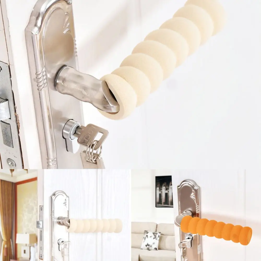 Protective Door Handle Sleeve Soft Eva Buffer Guard Anti Collision Cover For Kids Room Home Interior Door Knobs