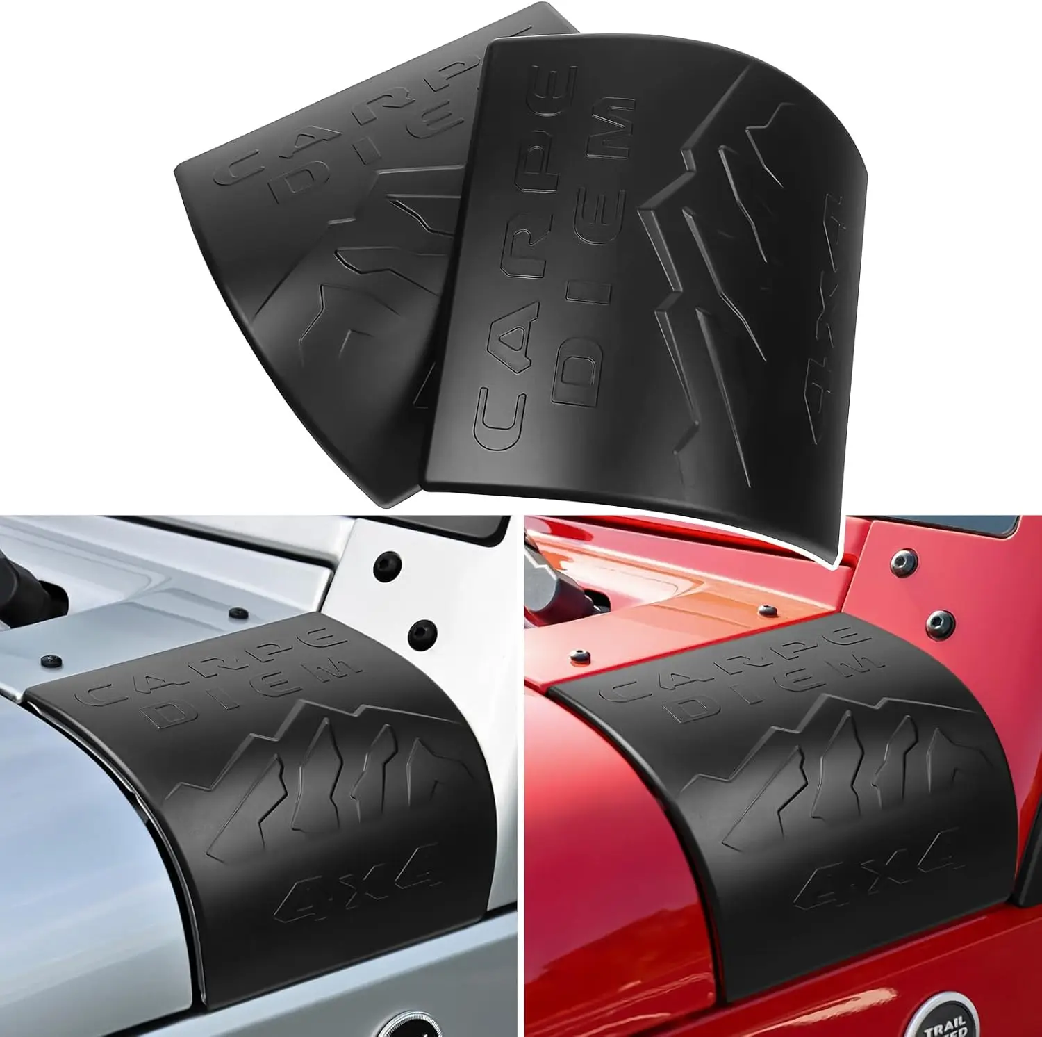 Armor Outer Cowling Cover for 2007-2018 Jeep Wrangler JK JKU Unlimited Rubicon Sahara X Off Road Sport Accessories Corner Guard