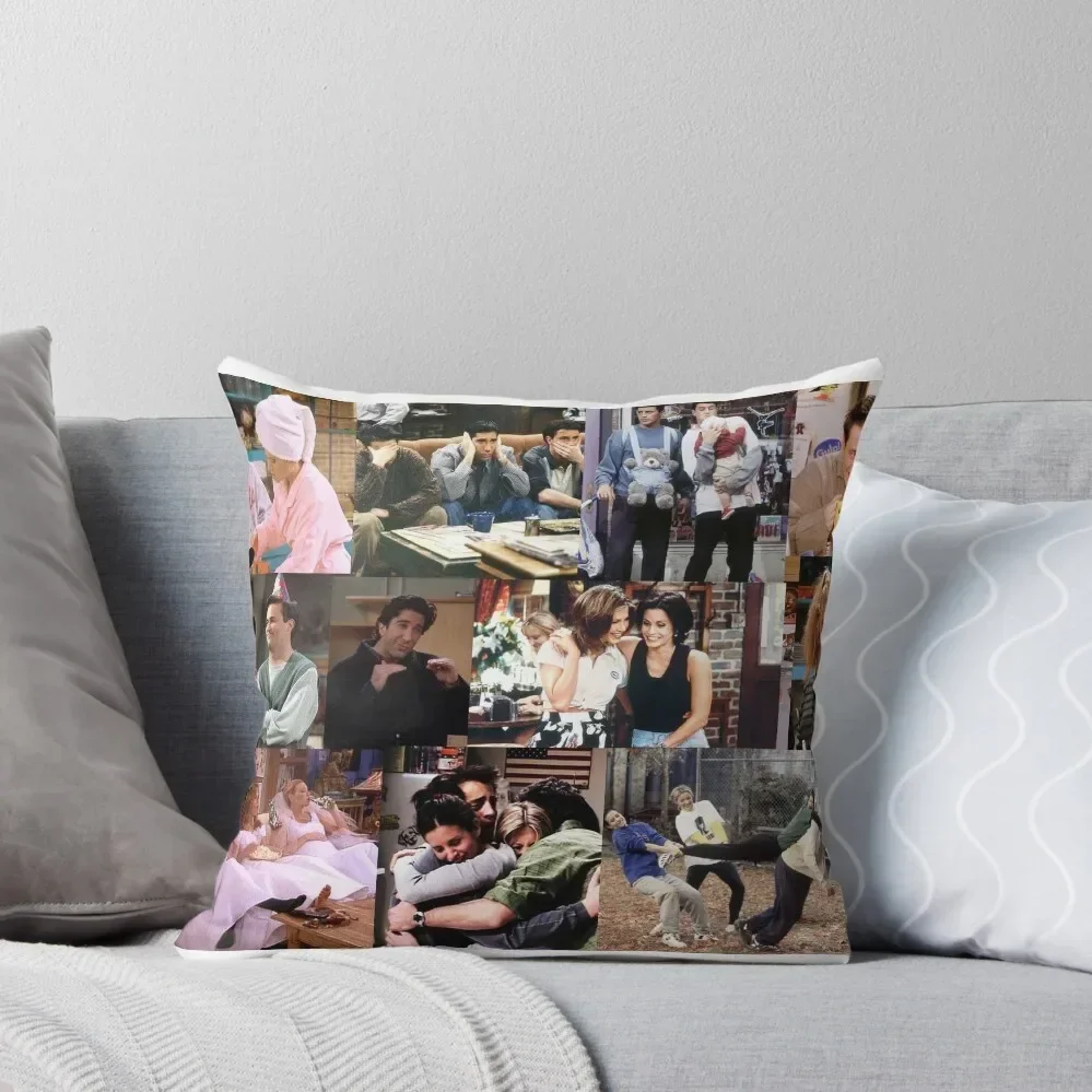 

Friends Collage Throw Pillow Pillow Decor Decorative Cushion Christmas s Covers Christmas Pillowcase pillow