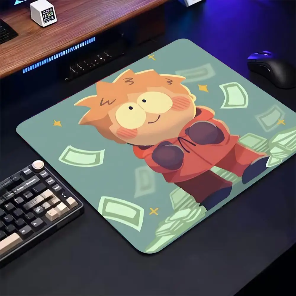 17Cartoon S-South Park Mouse Pad Cartoon rubber Small mouse pad desktop computer office keyboard e-sports ROGs game