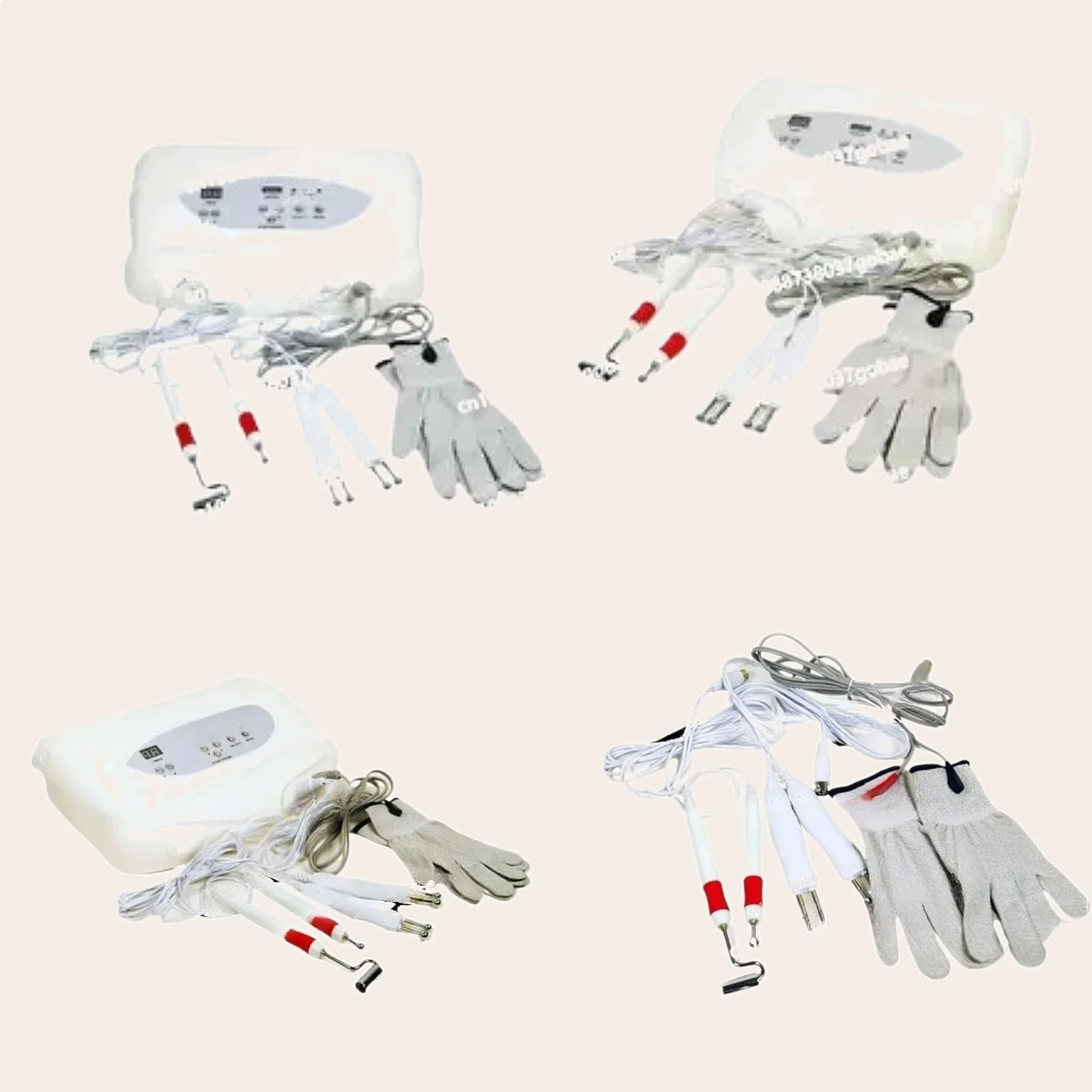 Au-8403 Galvanic BIO Face Lift Machine Microcurrent Facial Toning Device Gloves Skin Care