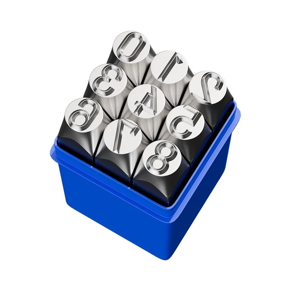 Chrome Vanadium Punch Steel Stamping Set For Workshop Use Metal Leather Imprinting Tools for durable Alloy Material