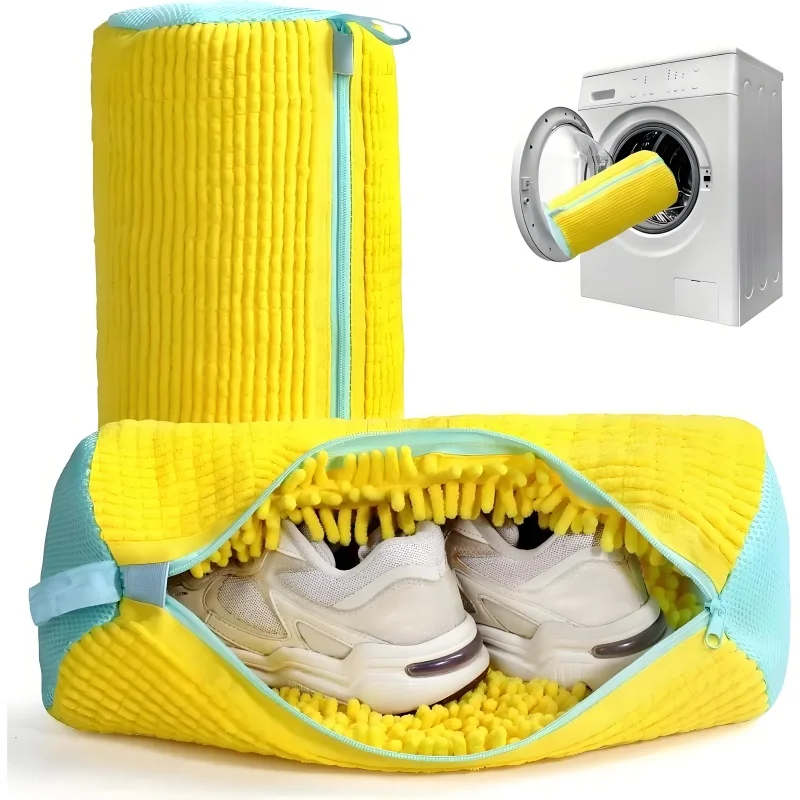 Shoe Washing Machine Bag Laundry Shoe Bag for Washer Reusable Shoe Cleaning Bags for Sneakers 360° Cleaning Machine for All Shos