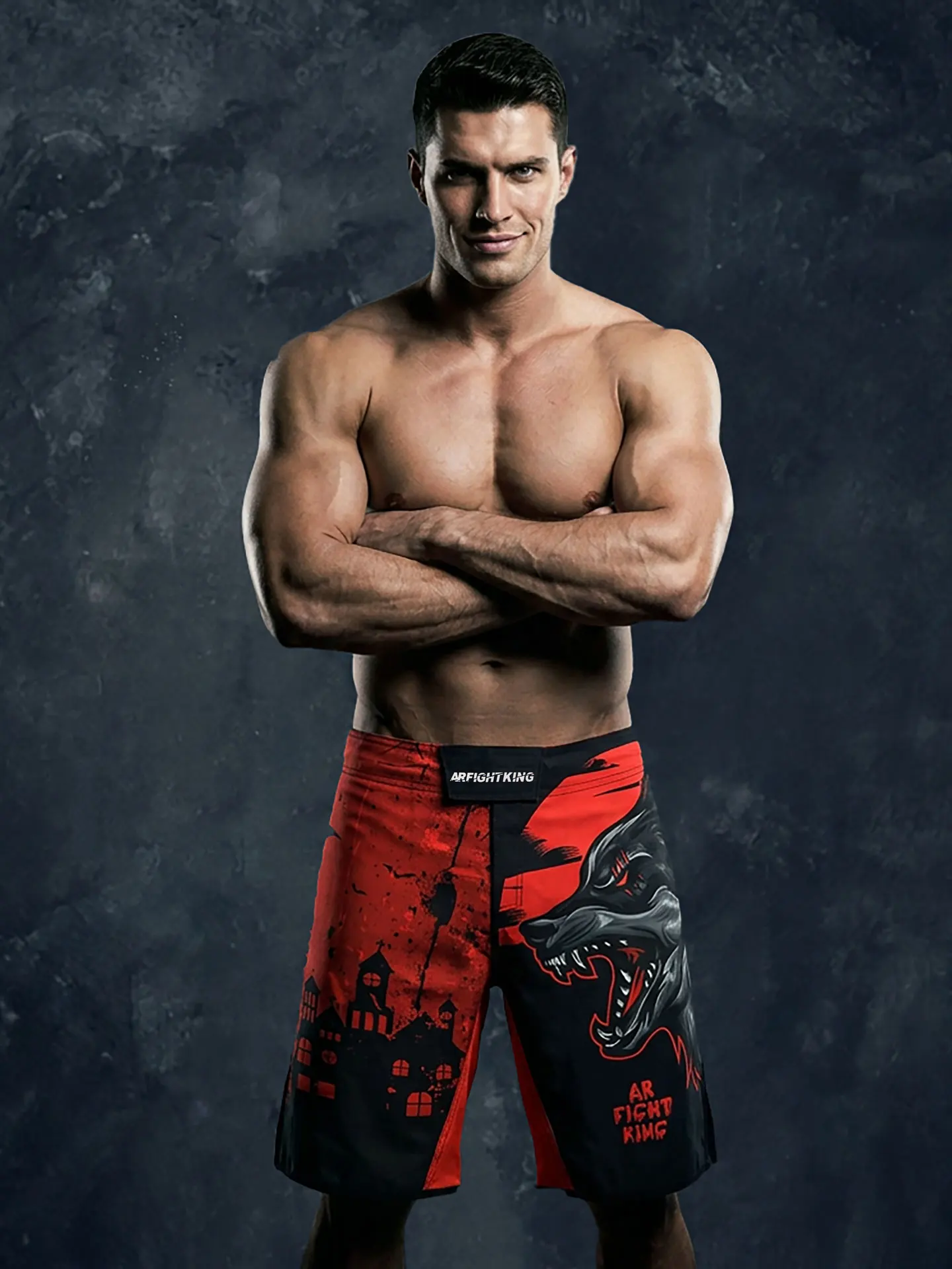 MMA Martial Arts Fight Shorts Muay Thai Boxing Training Shorts Wear‑resistant Quick Dry Breathable Elastic Loose Sports Shorts