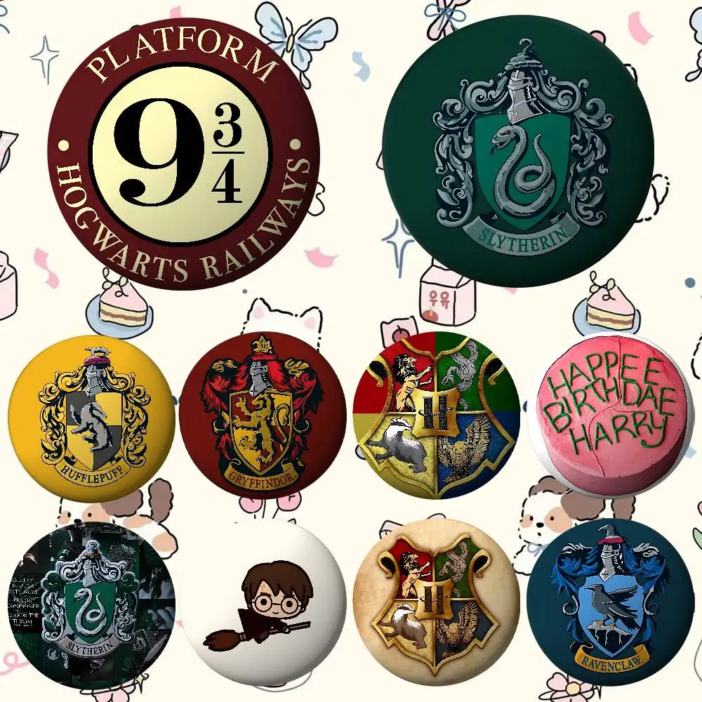 Broches Divertidos de Película de Harry Potter, Pin de Botón Suave de Metal, Insignia de Metal, Accesorios de Joyería Personalizados para Sombrero, Bolso, Solapa