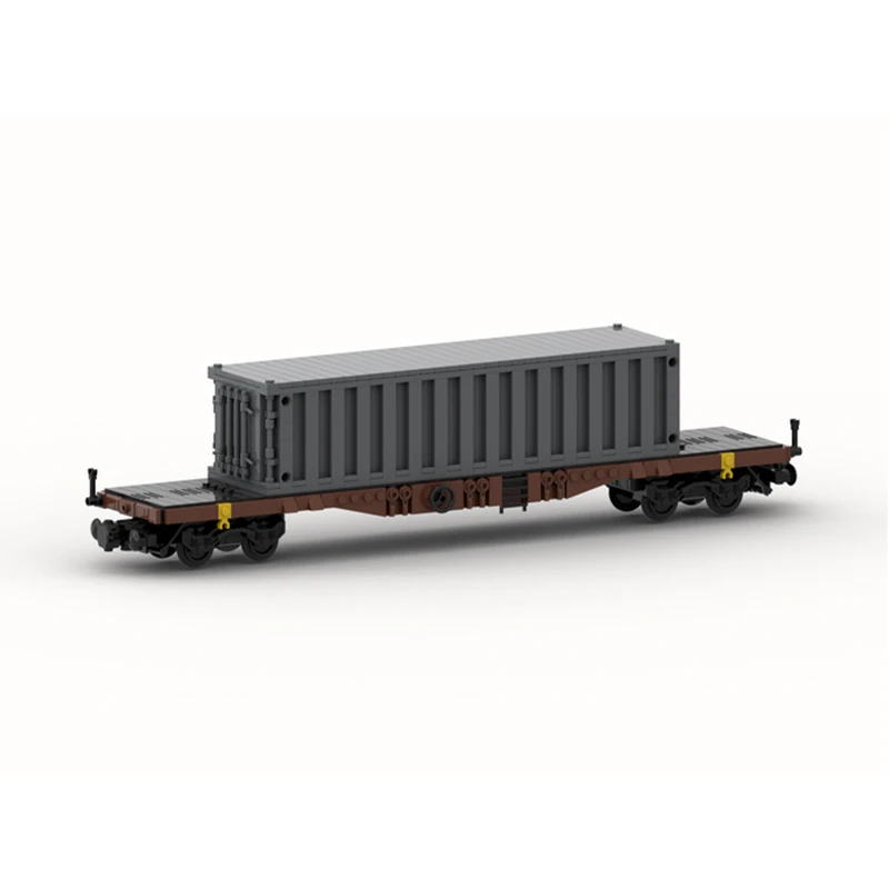 MOC City Train Series Containerwagon \