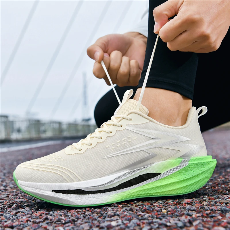 Marathon Men Running Shoes Carbon Board Sports Shoes Women's Speciality Trend Athletic Lightweight Sneakers Breathable Women