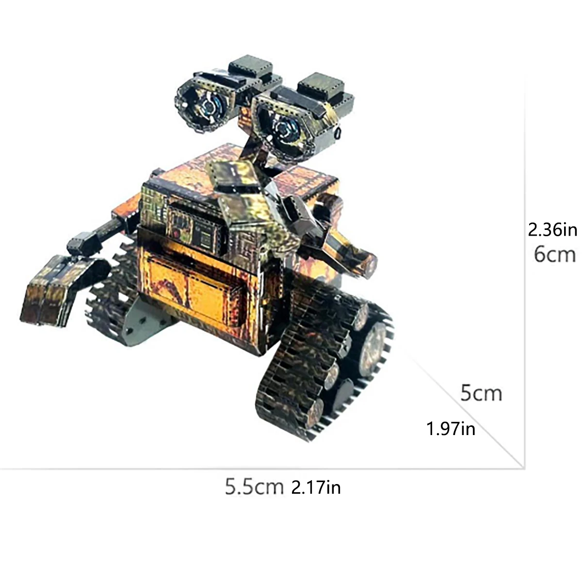 Wali-Puzzle 3D en métal découpé au laser pour enfant, kit de bricolage, modèle, jouet