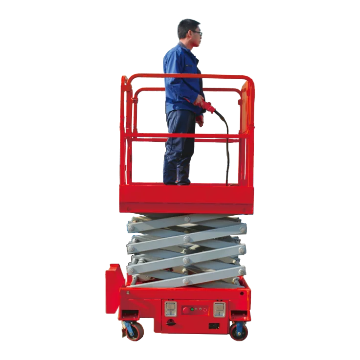 Hydraulic Mobile Electric Scissor Lift Indoor Outdoor Aerial  Type s Man  Elevated Work Platform For Sale