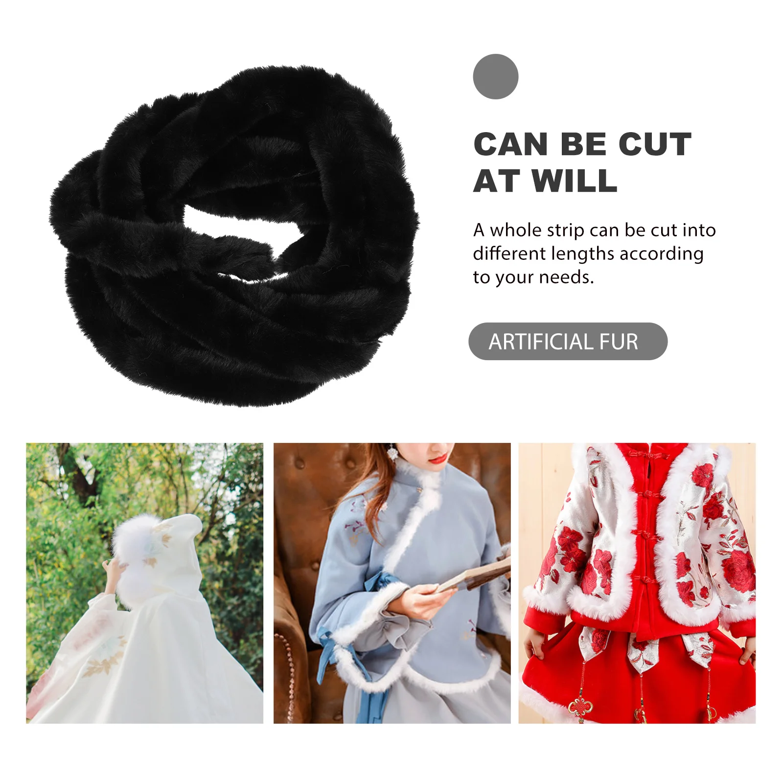 

1pc Faux Ribbon Trim For Christmas Decor Hanfu Clothing Diy Craft Long Roll Artificial Accessory Handicraft Sewing Material