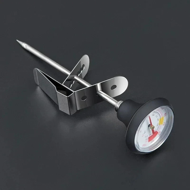 Stainless Steel Coffee Temperature Meter Probe 0~100℃ Thermometer for Coffee Pot Milk Frothing Jug Cafe Kitchen Measuring Tools