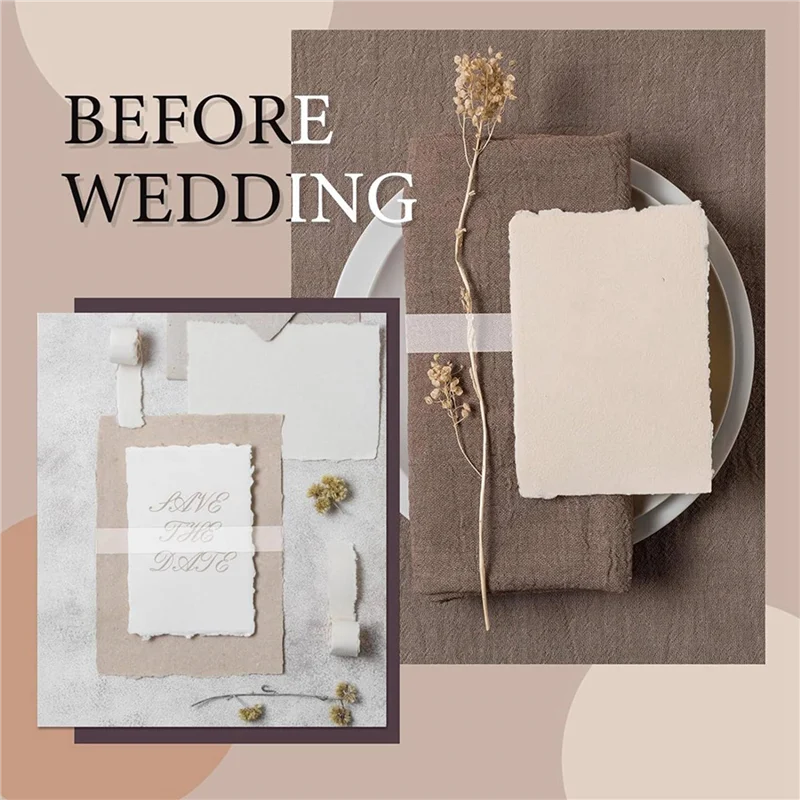 

300 Pcs Clear Invitation Band For 5X7 Invitations Vellum Belly Band For Wedding Invitation Wraps Vellum Paper Belly