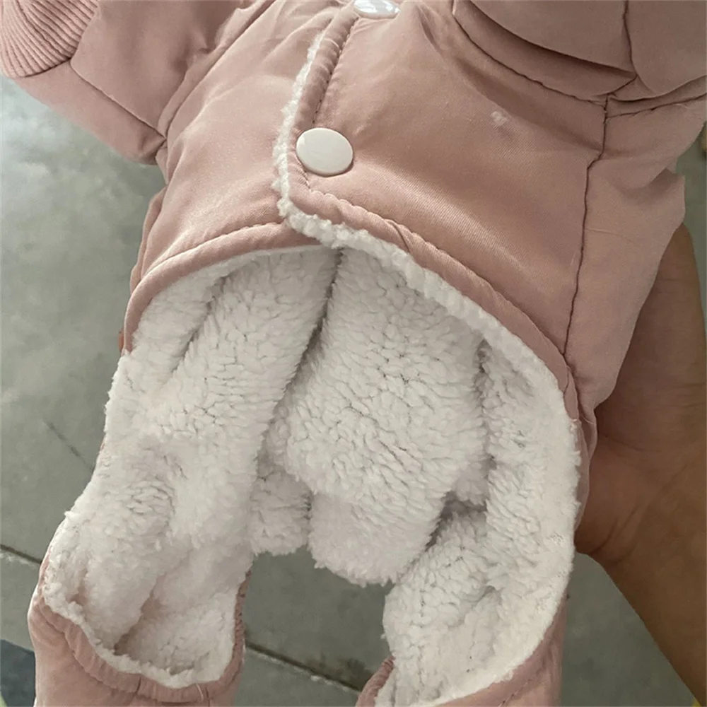 Cute Chihuahua Dog Jumpsuit Winter Warm Pet Costume Clothes for Small Dogs Pinscher Maltese Overalls Pajamas disfraz de perro