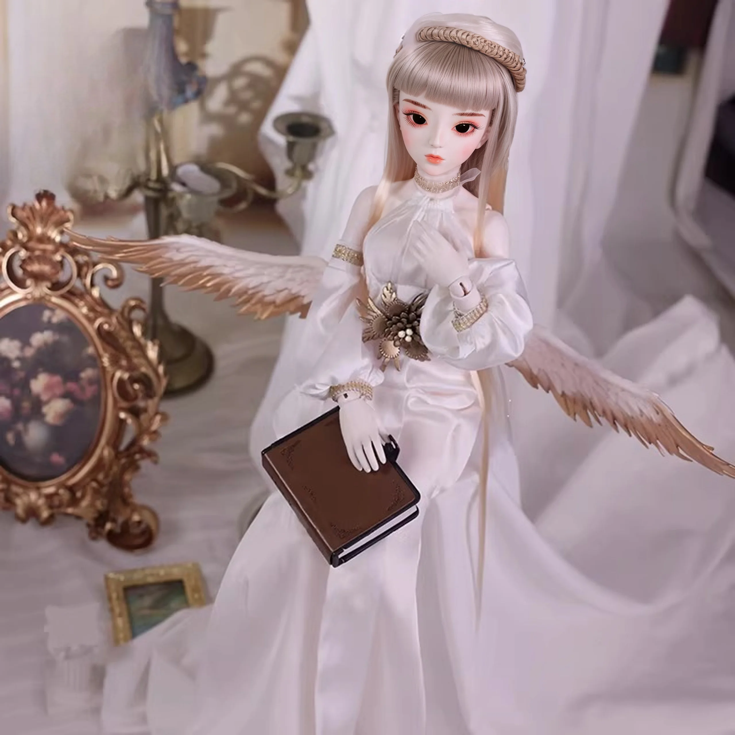 

Новая кукла DBS 2026 года, BJD 1/3, в ретро-стиле, с механическими суставами, в комплекте: случайные прически, глаза, одежда, обувь.