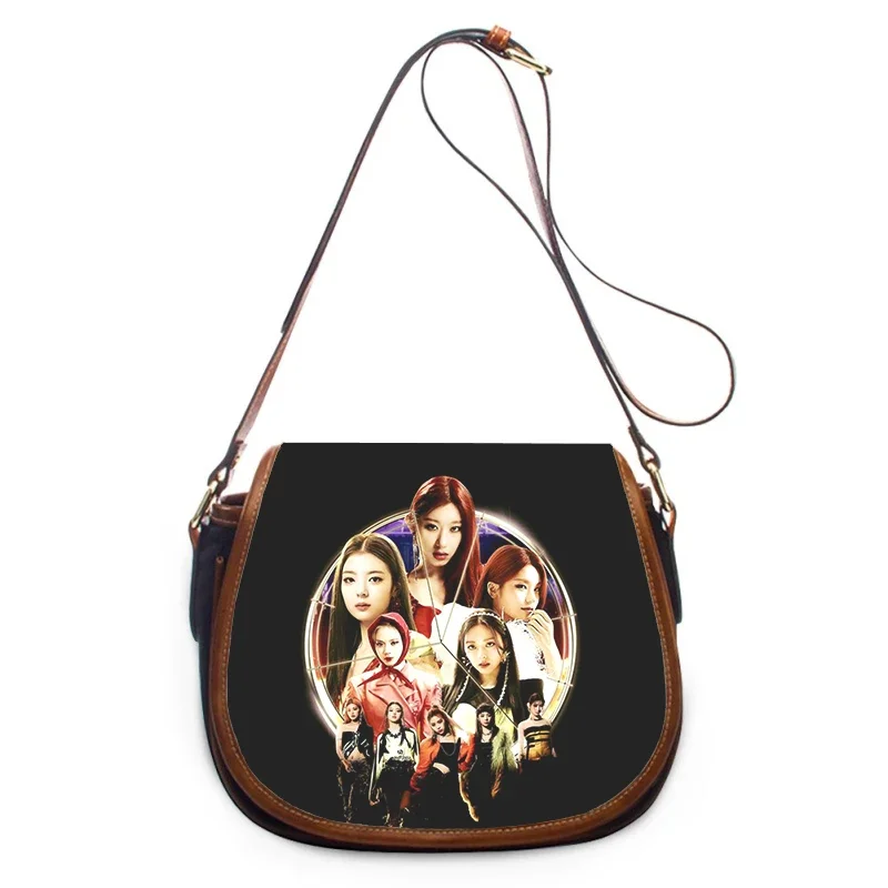 KPOP ITZY print new fashion Women Crossbody Bag Luxury Handbags Women Bags Zipper Shoulder Bag women shoulder bag