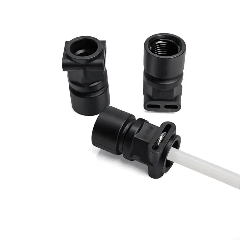 J6PE 8 Threaded Adapter Hose Joint Straight Through Structure Adapter Replacement