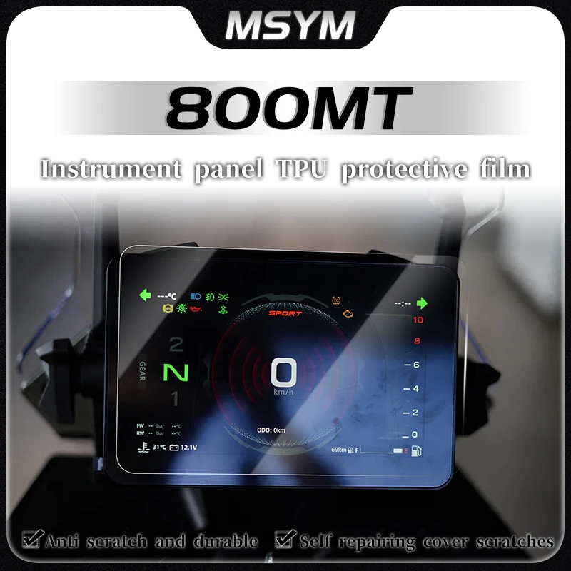 

For CFMOTO CF 800MT MT800 MT 800 MT Speedometer Cluster Screen Scratch Protection Film Dashboard screen Protector