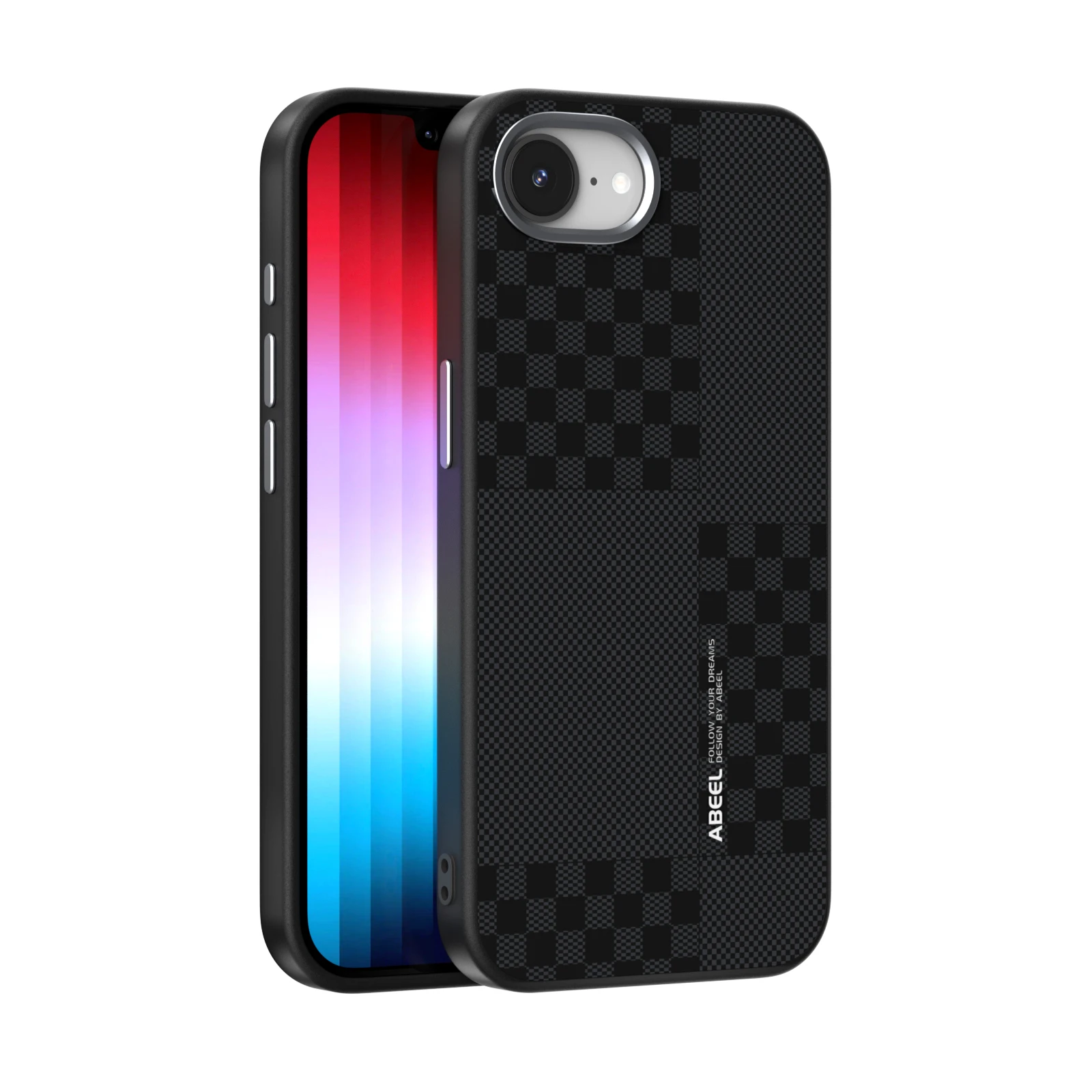 

For iPhone 16E 16 E Case Protective Shell Back Cover Fashion Carbon Fiber Texture Super Series