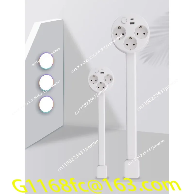 Hot European Union Standard 360 Degree Rotating Vertical Power Expander with Flame Retardant Plastic Socket
