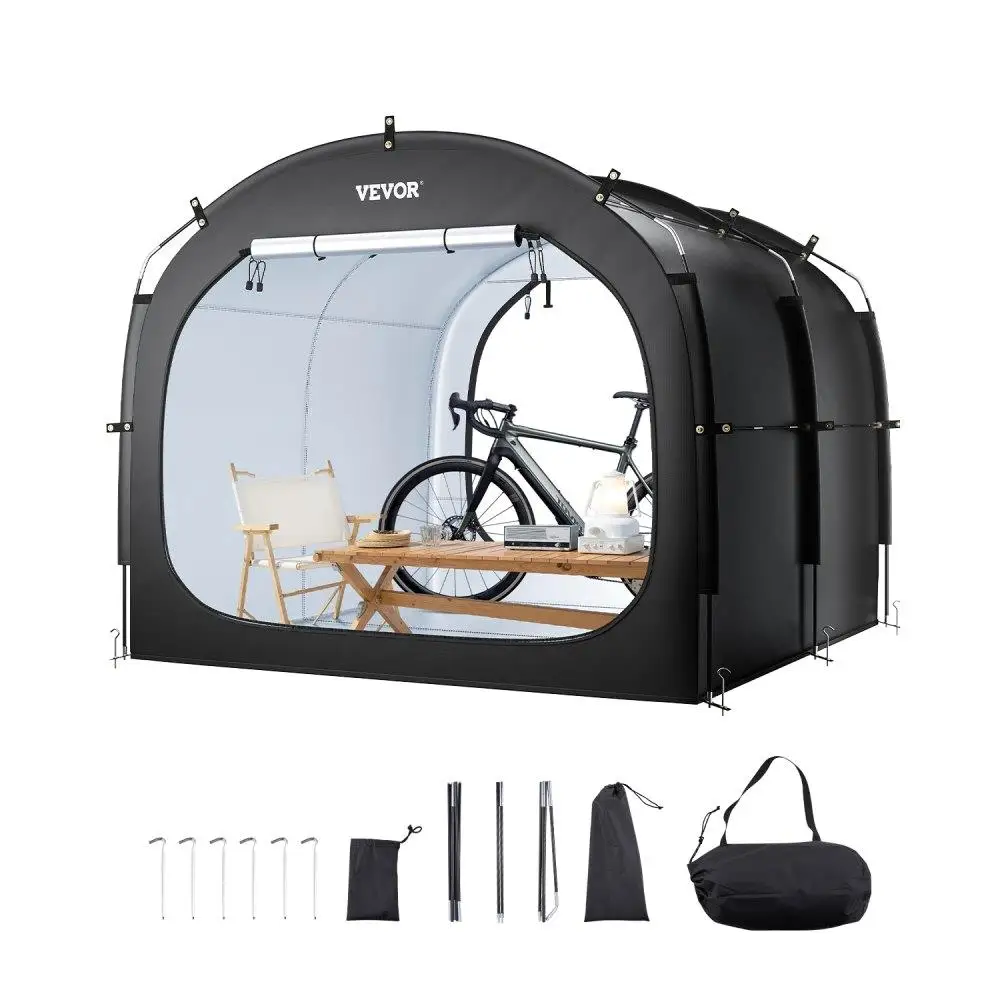 

Outdoor Bike Storage Tent for 5 Bikes Spacious Waterproof