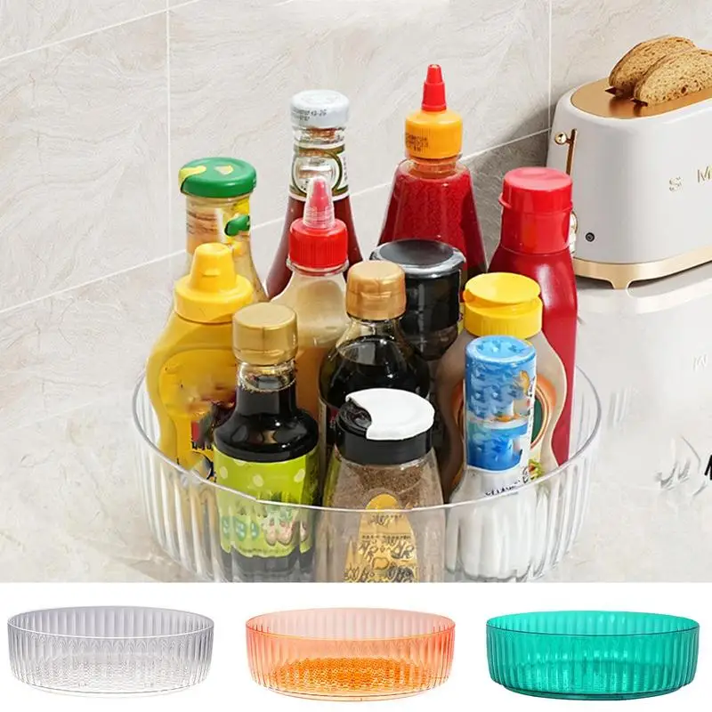 

Multifunction Revolving Condiments Holder Rotatable Makeup Organizer Perfume Storage for Dressing Table kitchen countertop