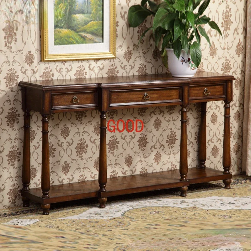 American Country Console Tables Desk Sofa Back Table