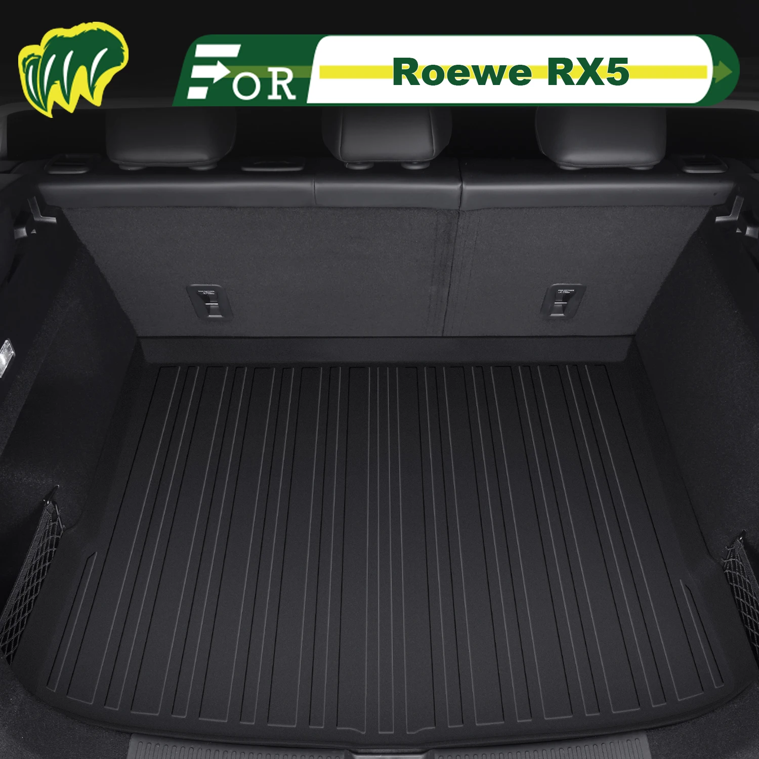 

For Roewe RX5 5E PLUS MAX 2017-2025 TPE Custom Fit Car Trunk Mat Cargo Mat 3D Shaped Trunk Liner Rear Trunk Protection Mat