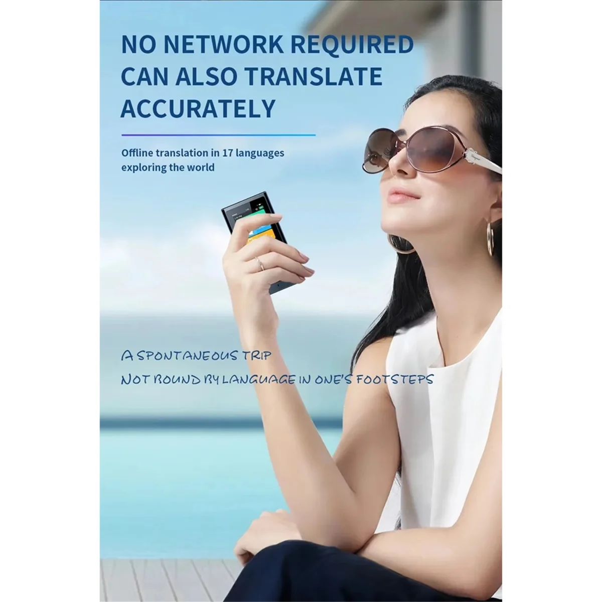 

2025+Z9 Translation Machine Smart Voice Photo Scanning Instant Offline Portable Translator AI Recording Business Travel