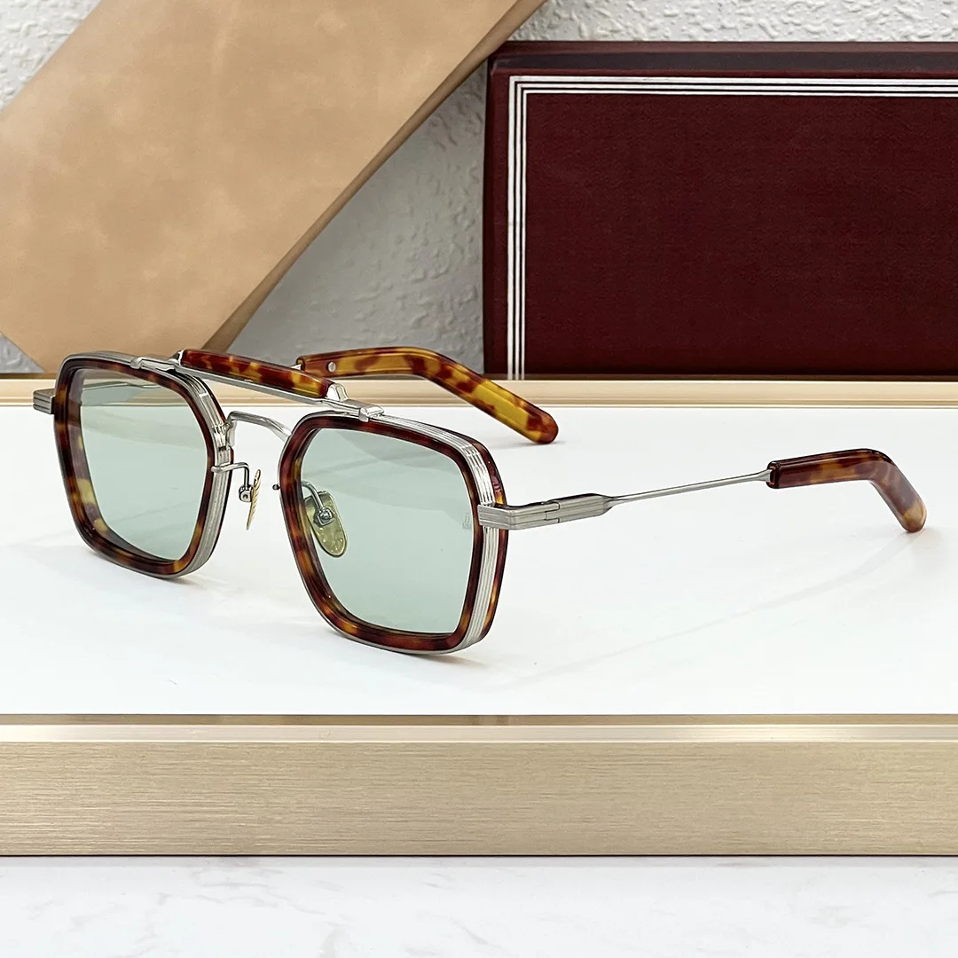 

Retro Square Sunglasses Unisex UV400 Protection Luxury Designer Handmade Metal Alloy Frame Fashion Streetwear Eyewear