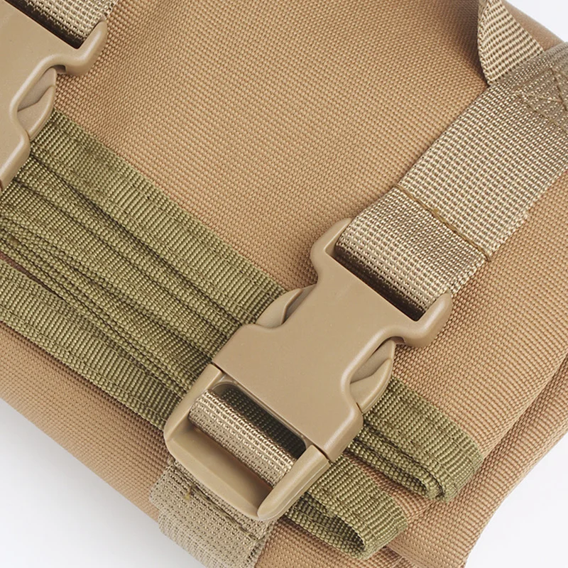 Tactical Prone Shooting Mat Foldable Molle Hanging Outdoor Airsoft Shooting Mat Camping Hunting Aiming Asist Moisture-proof Pad