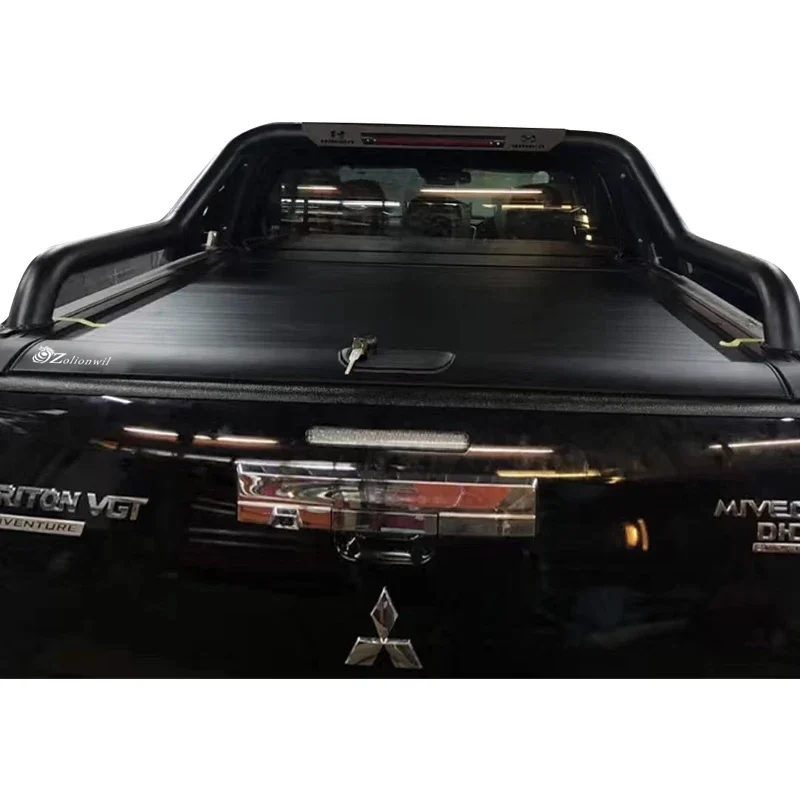 

Zolionwil Factory Car accessories hard tri fold tonneau cover for hilux ranger triton L200 navara np300 4x4