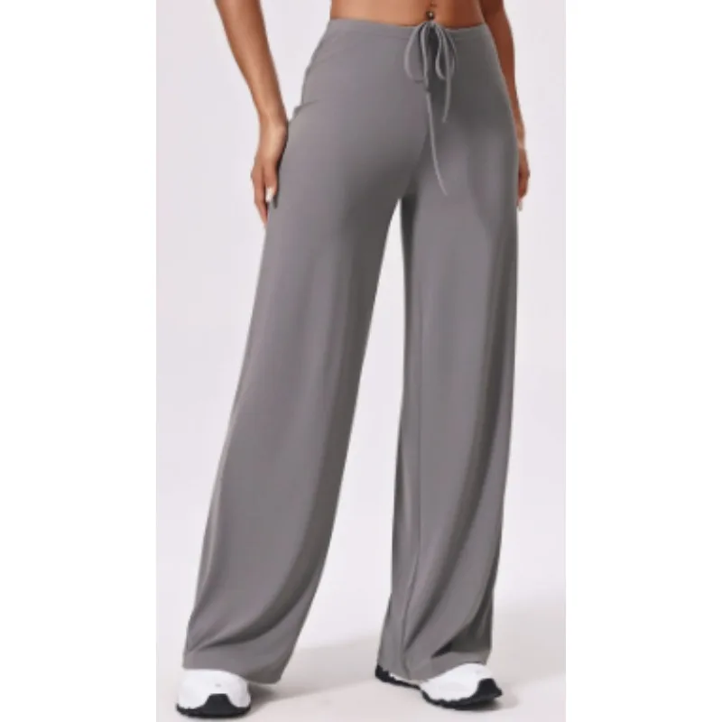 

Антибактериальные охлаждающие широкие спортивные штаны для женщин с контролем живота и мягкой струящейся тканью для занятий йогой/бегом/фитнесом/спорта на открытом воздухе